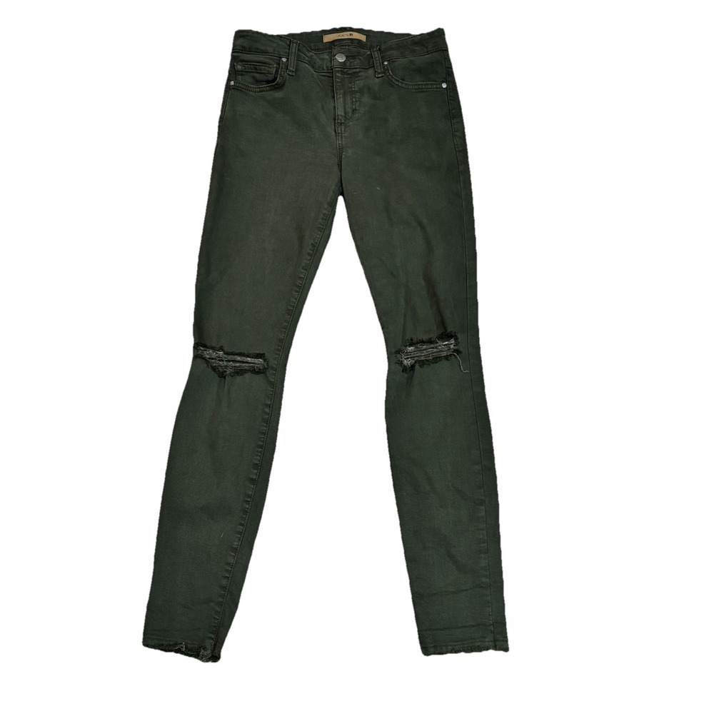 Joes jeans olive green skinny ankle jeans size‎ 27